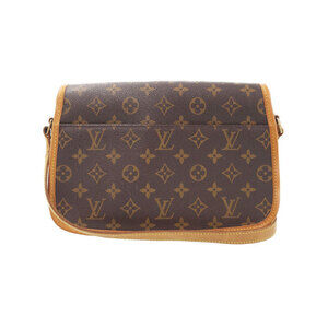Louis Vuitton Leather Monogram Sologne Shoulder Brown Bag